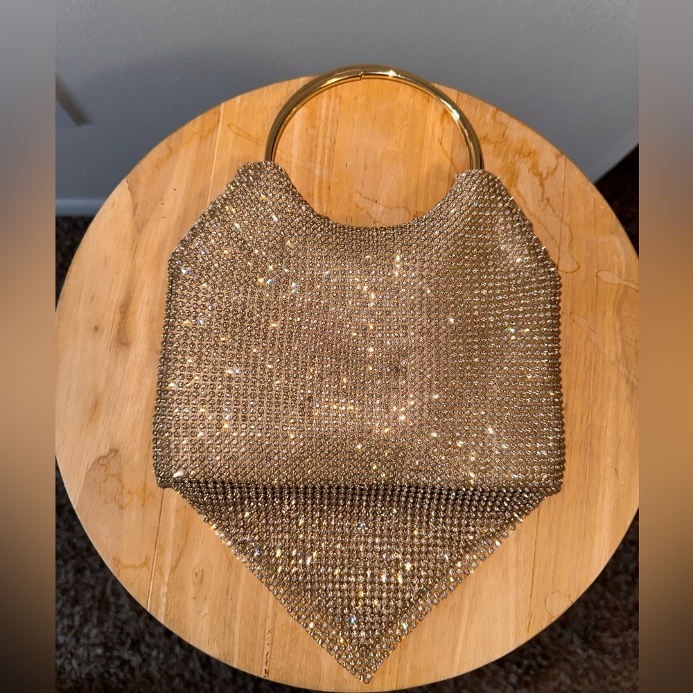 Special Occasion Glittery Purse - Gold